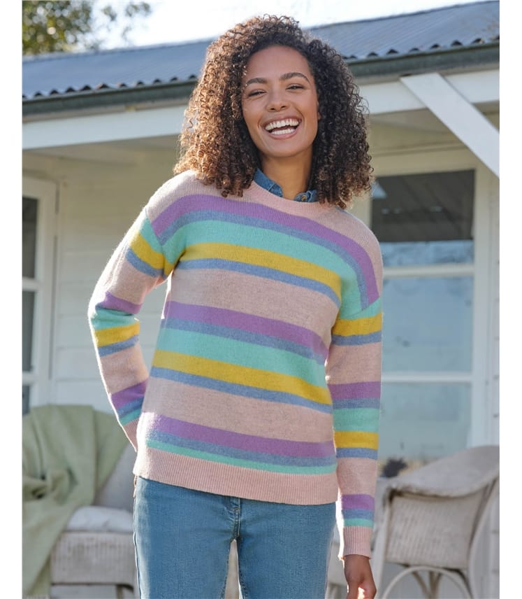 Pastel Multi Striped Jumper