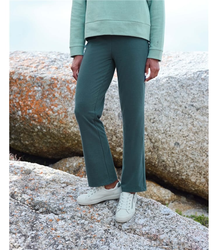 Amble - Pantalon évasé à pinces croisées