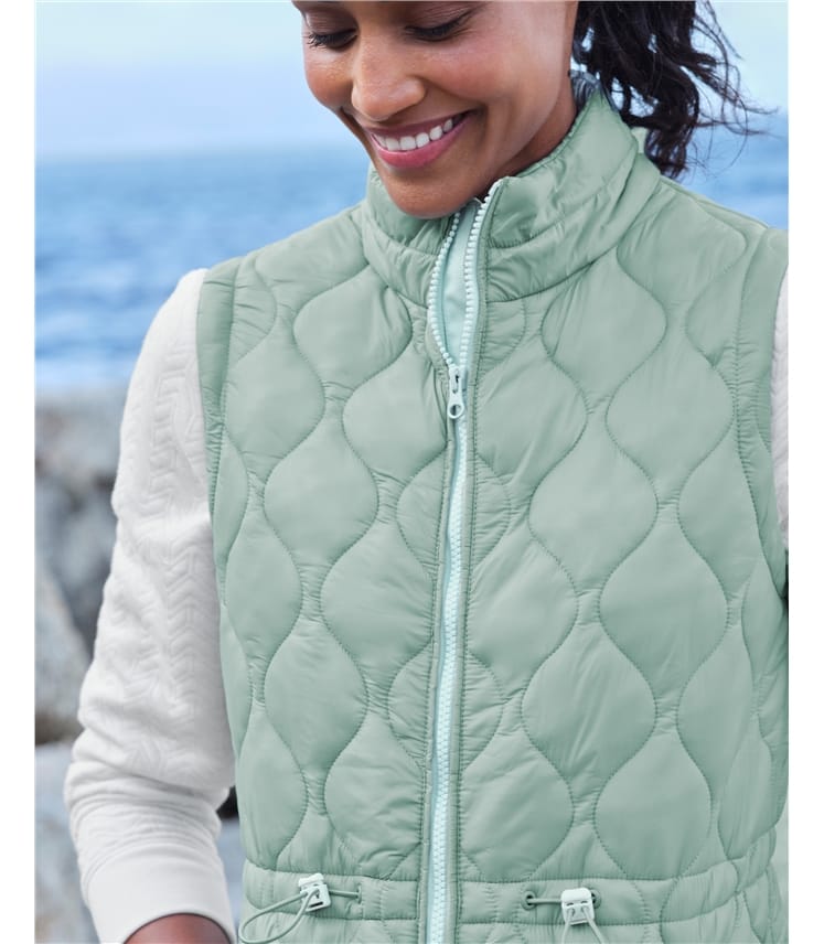 Avebury Onion Quilted Puffer Gilet