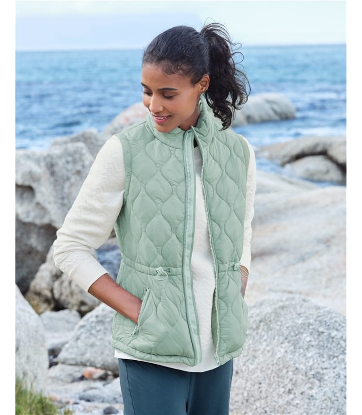 Avebury Onion Quilted Puffer Gilet