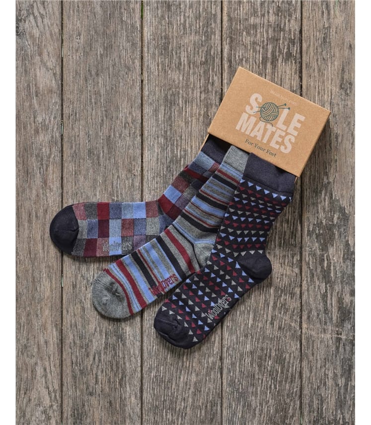 Coffret cadeau chaussettes - Homme - Bambou mélangé