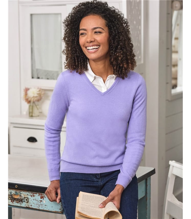 Plum v neck sweater best sale