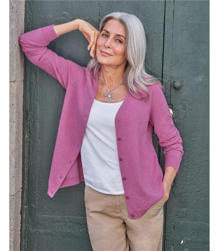 Mauve pink cardigan best sale