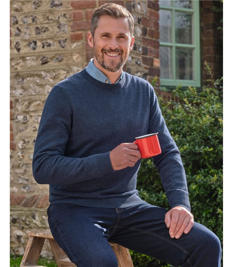 Cashmere Merino Crew Neck Jumper