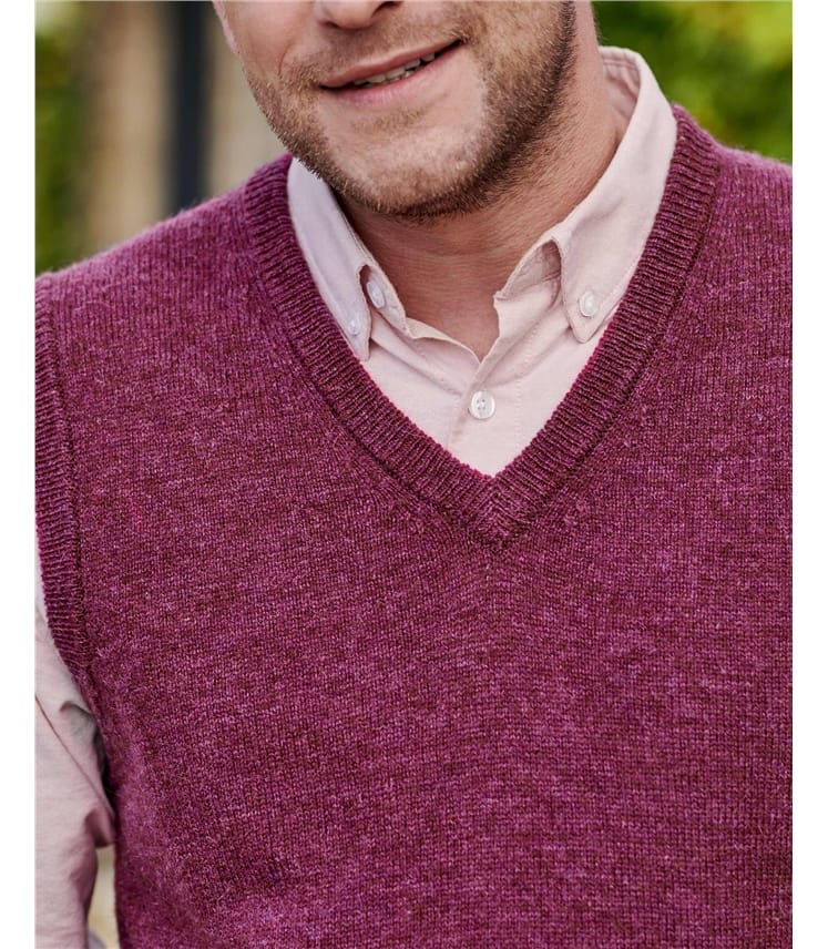 Mens Classic Lambswool Slipover