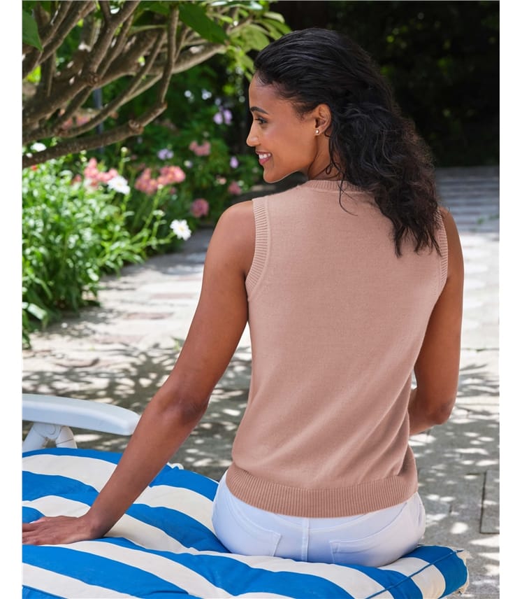 Cashmere Knitted Tank