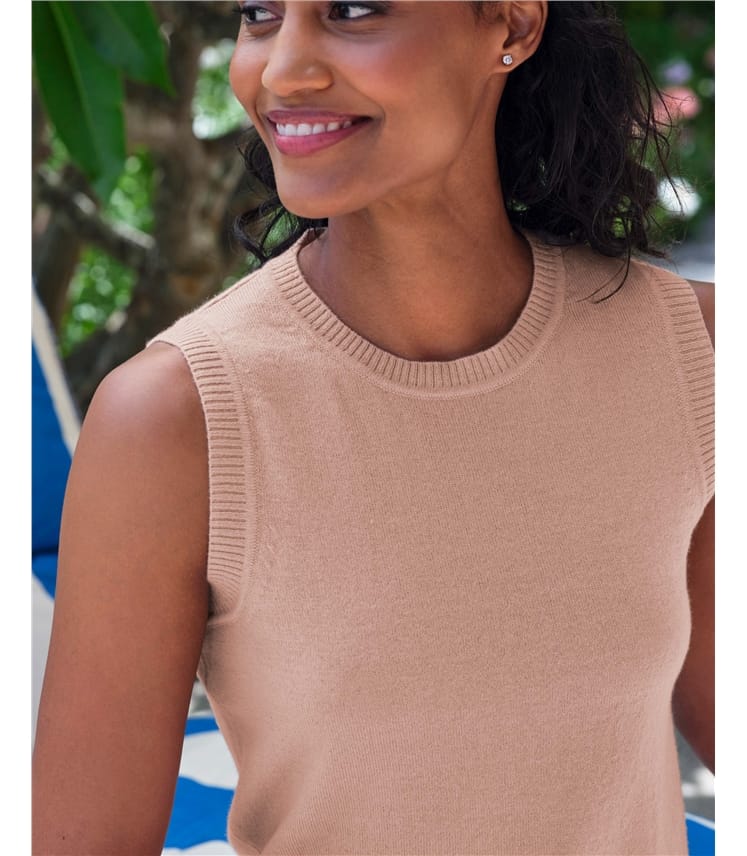 Cashmere Knitted Tank