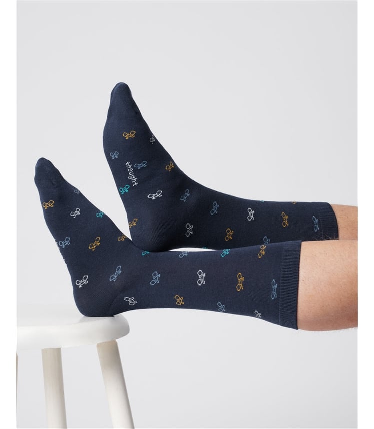 Mens Small Bike Bamboo Socks