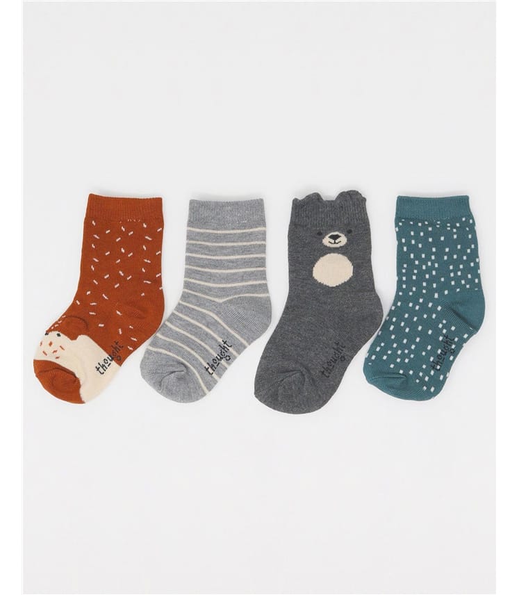 Baby Orpha Animal Sock Box