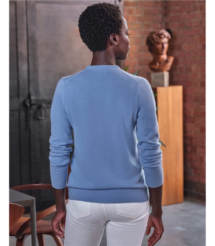 Cashmere V Neck Cardigan