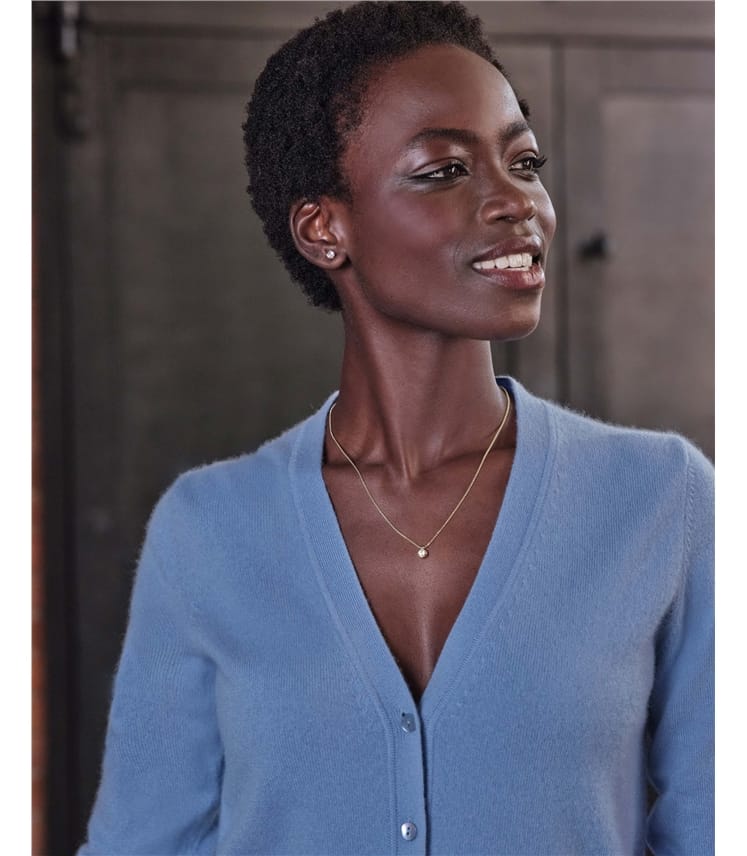 Cashmere V Neck Cardigan