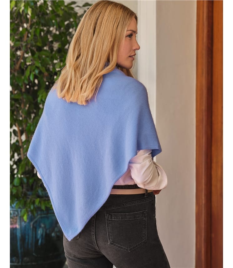 Organic Cashmere Gassato Poncho
