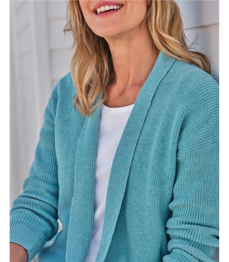 Cotton Waterfall Cardigan