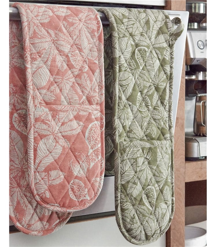 Cotton Print Double Oven Glove