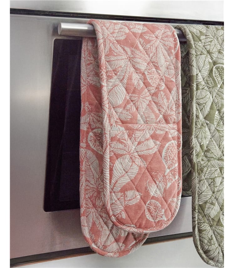 Cotton Print Double Oven Glove