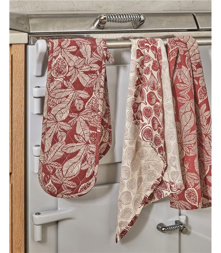 Cotton Print Double Oven Glove