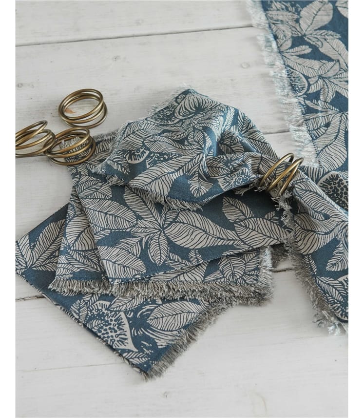 Cotton Print Napkins 4 Pack