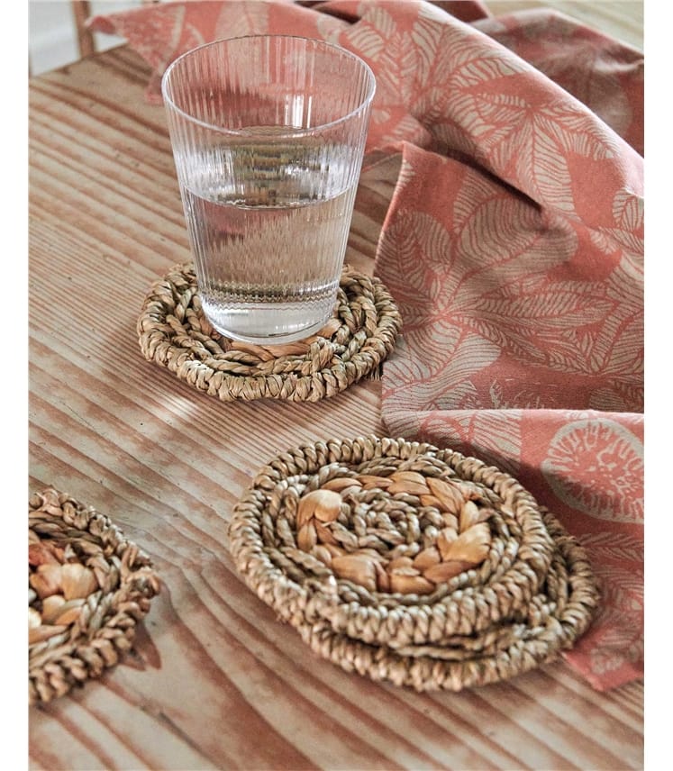 Woven Coaster Set Of 4 Natural