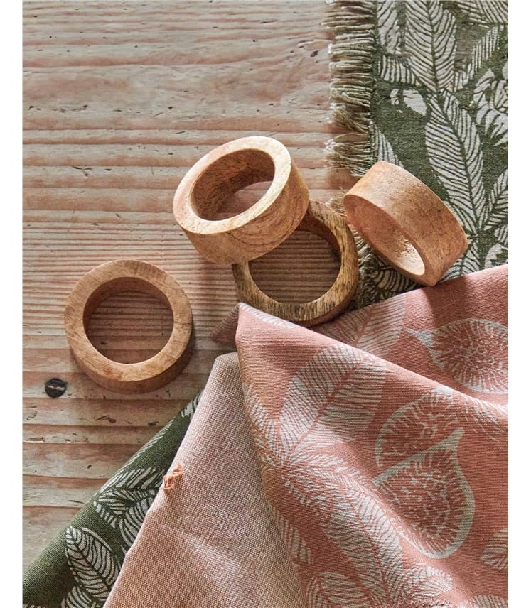 Napkin Holders Set Of 4 Natural