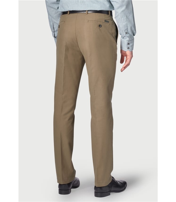 Stone Cotton Moleskin Trousers WoolOvers US