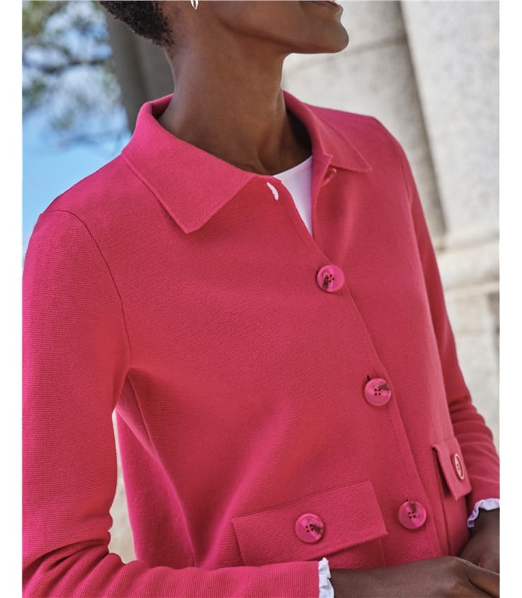 Cotton Wool Blend Milano Jacket