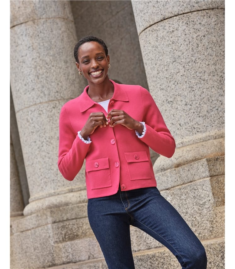 Cotton Wool Blend Milano Jacket