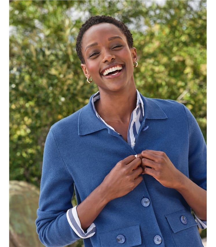 Cotton Wool Blend Milano Jacket