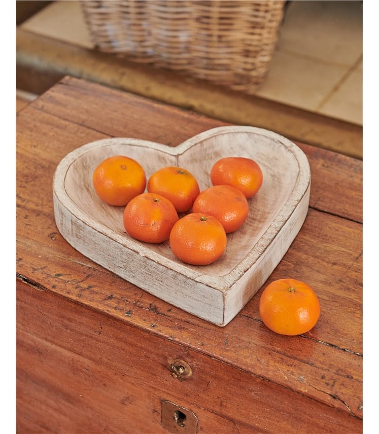 Mango Wood Heart Platter