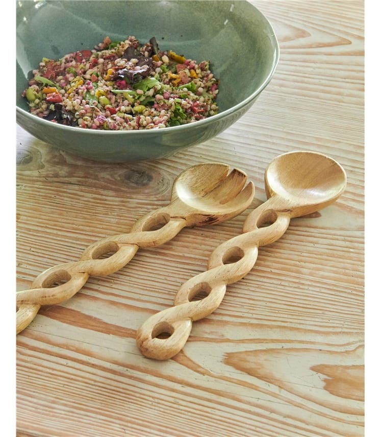 Twisted Salad Servers