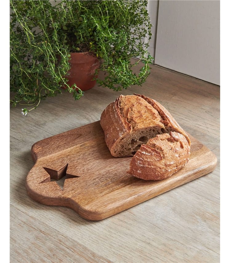 Wooden Star Chopping Board