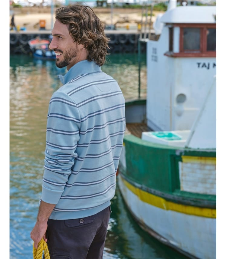 Cotton Half Zip Jumper