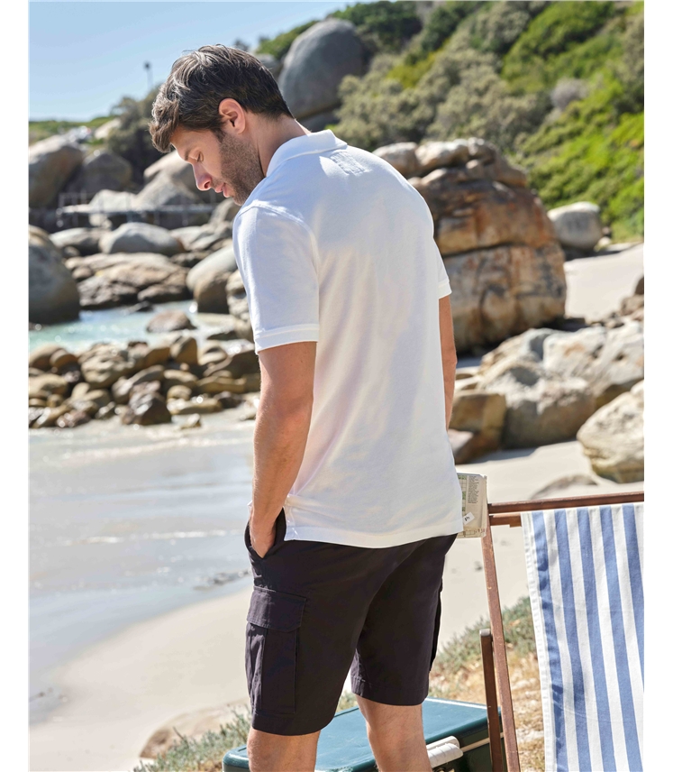 Cotton Pique Polo Shirt