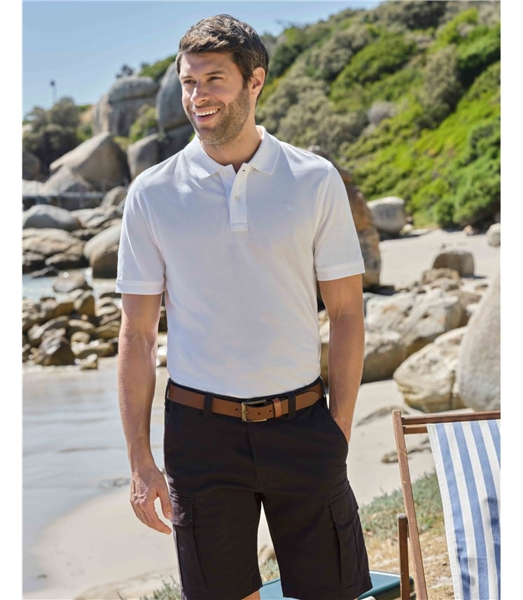 Cotton Pique Polo Shirt