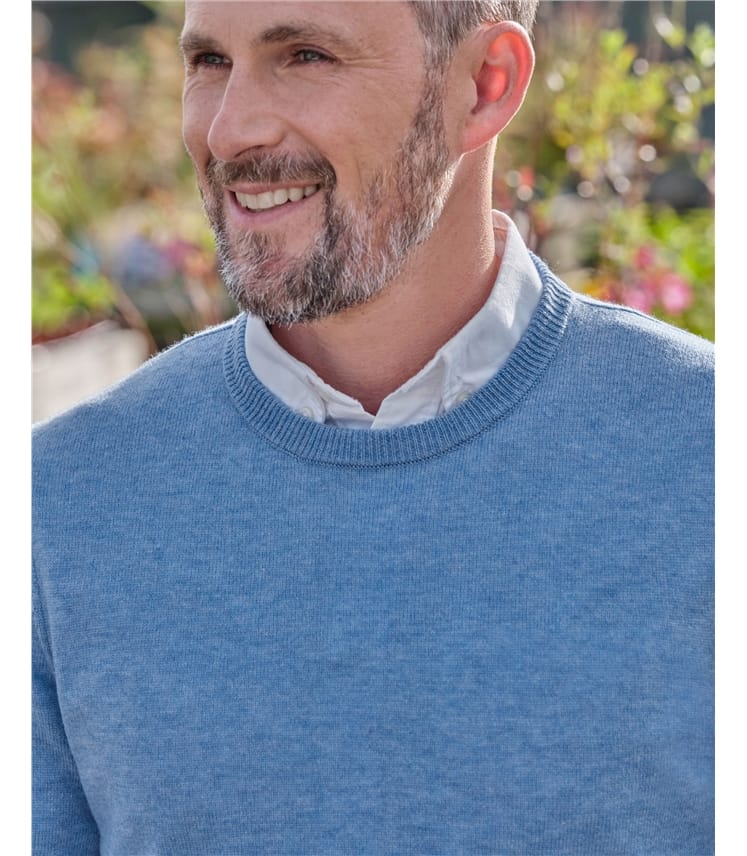 Cashmere Merino Crew Neck Jumper