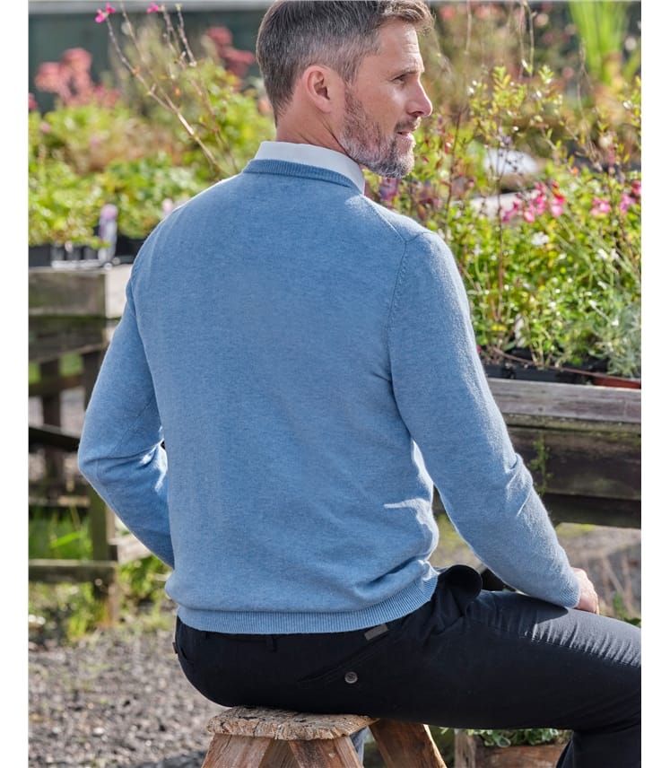 Cashmere Merino Crew Neck Jumper