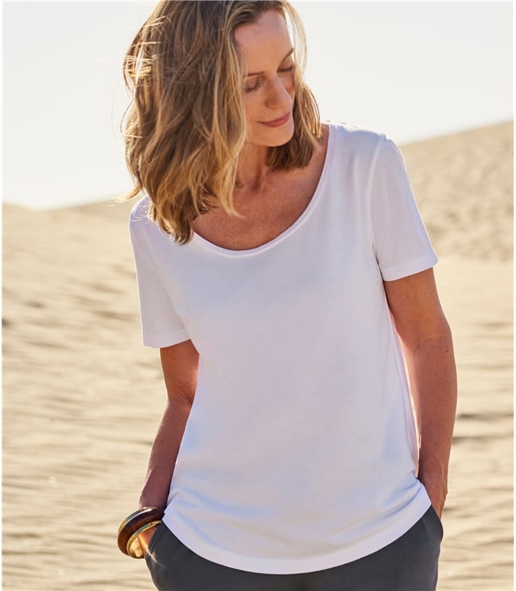 best ladies white t shirt uk