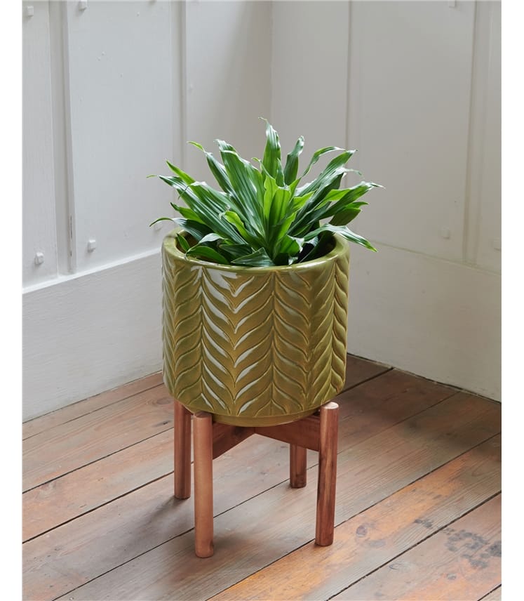 Aspen Chevron Planter Medium