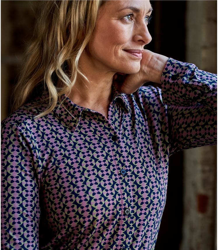 Ladies Jersey Shirt Dress