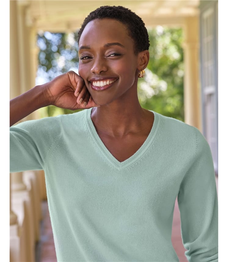 Cashmere V Neck Sweater