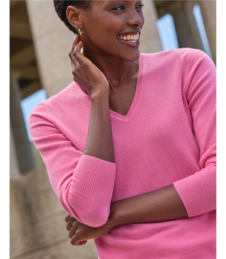 Cashmere V Neck Sweater