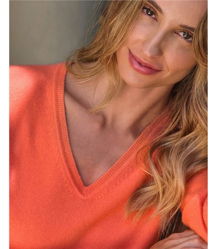 Cashmere V Neck Sweater