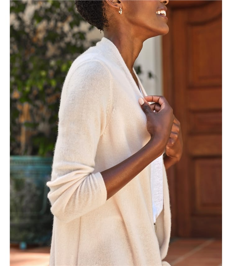 Gassato Lightweight Cashmere Swing Cardigan