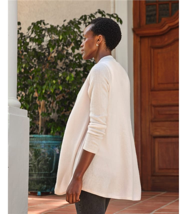 Gassato Lightweight Cashmere Swing Cardigan