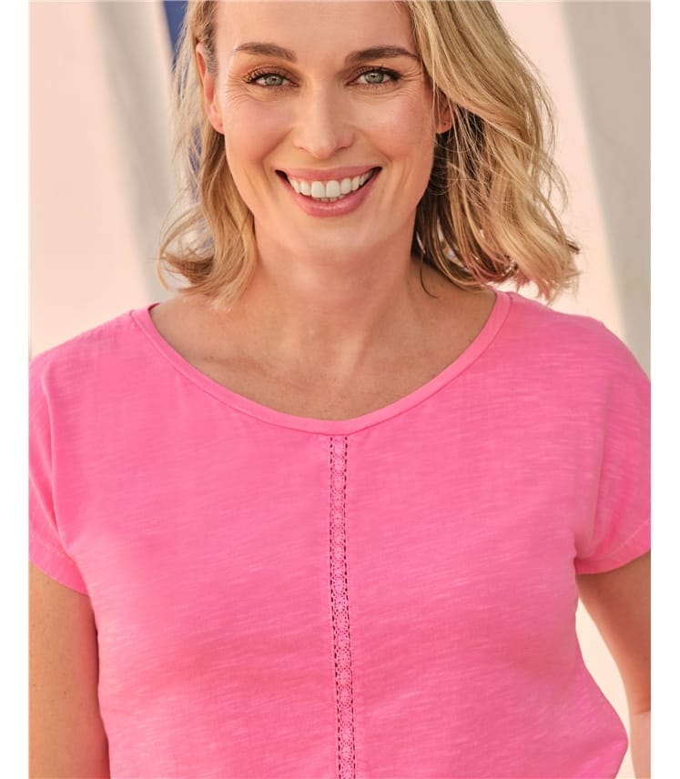 Lace Insert Tshirt