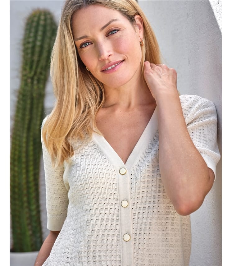 Cotton Smart Cardigan
