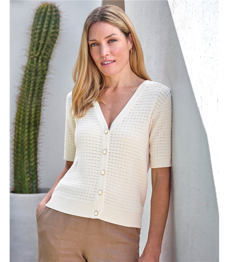 Cotton Smart Cardigan