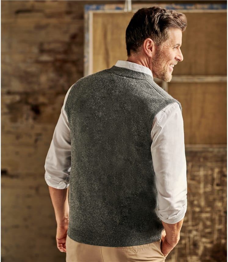 Lambswool Knitted Waistcoat