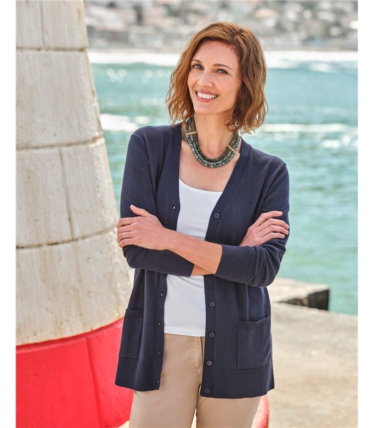 Long Sleeve V-Neck Cardigan