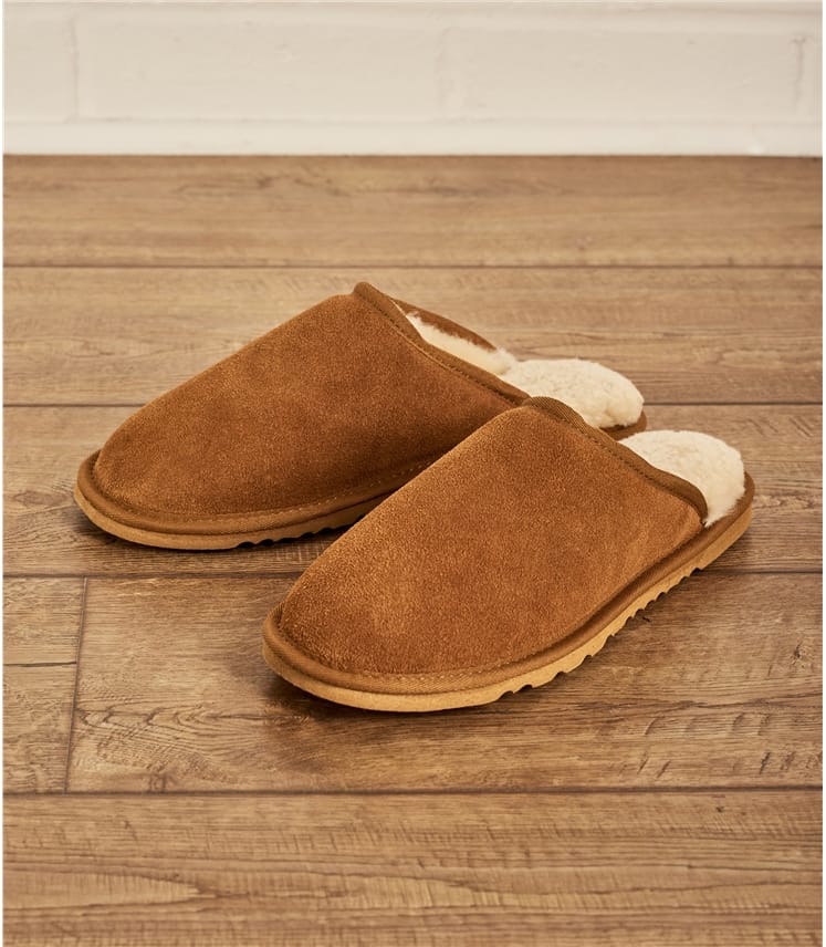 Mens Sheepskin Mule Slipper