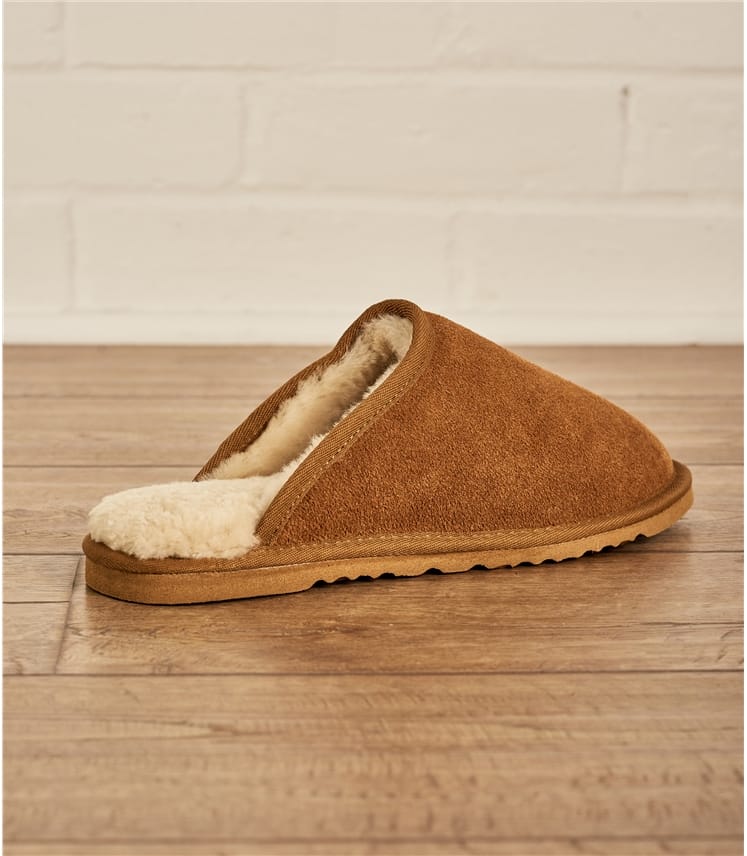 Mens Sheepskin Mule Slipper